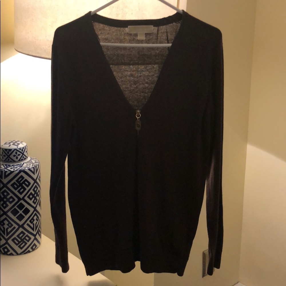 Michael Kors brown cardigan - like new!